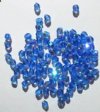 100 4mm Faceted Sapphire AB Firepolish Beads